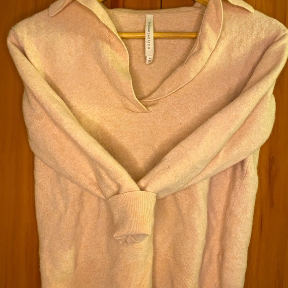 The Group BABATON Merino Semi-Cropped 3/4 Sleeve Collared Sweater - Picture 3 of 4